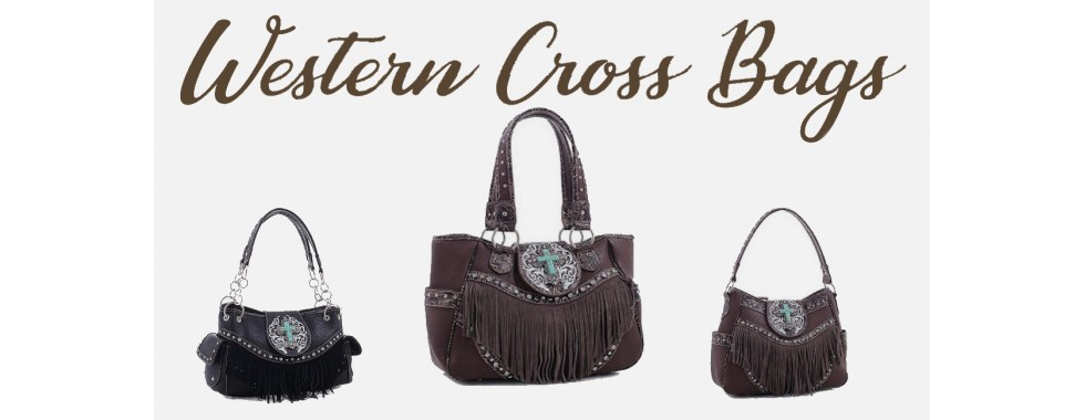 Western Style Cross Charm  Bags